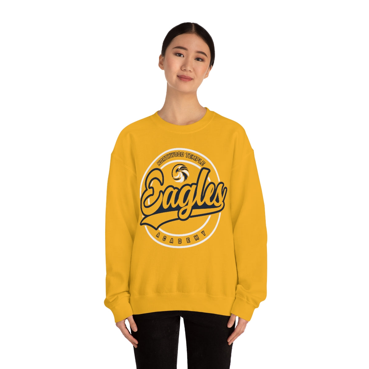 Eagles Circle Stamp - Gildan Unisex Heavy Blend™ Crewneck Sweatshirt