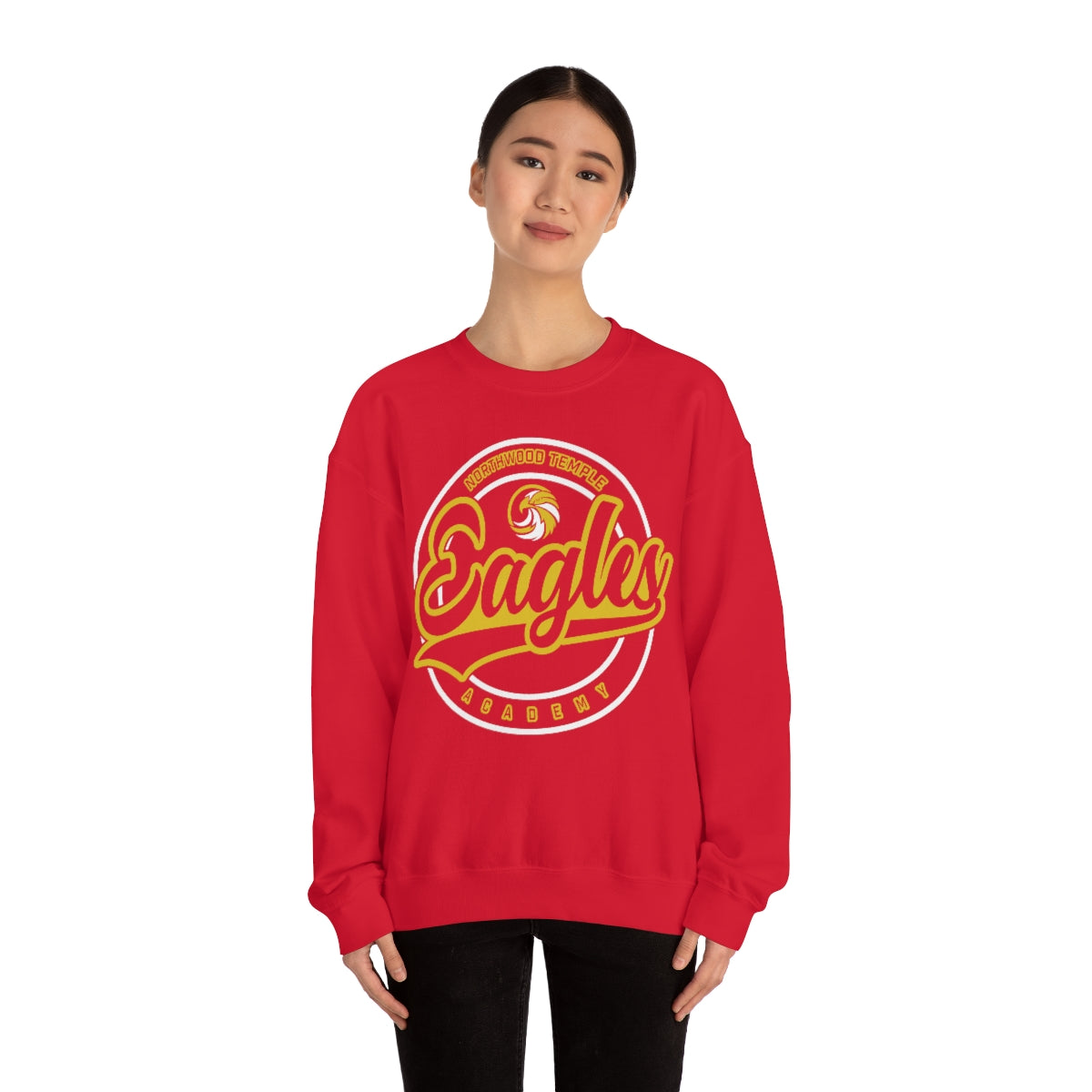 Eagles Circle Stamp - Gildan Unisex Heavy Blend™ Crewneck Sweatshirt