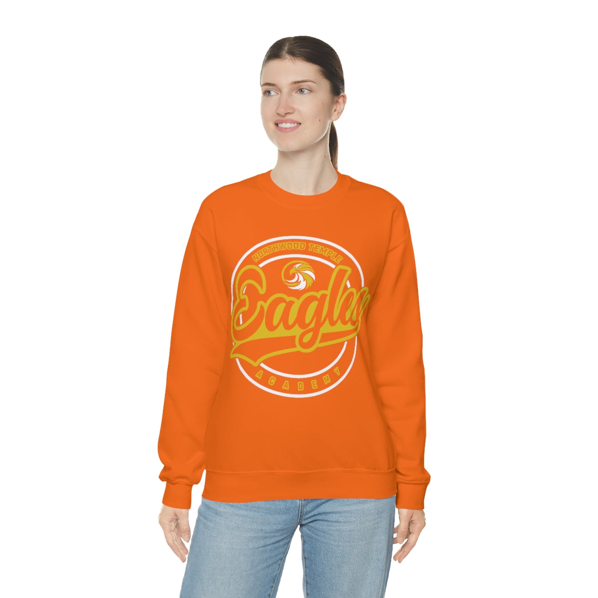 Eagles Circle Stamp - Gildan Unisex Heavy Blend™ Crewneck Sweatshirt