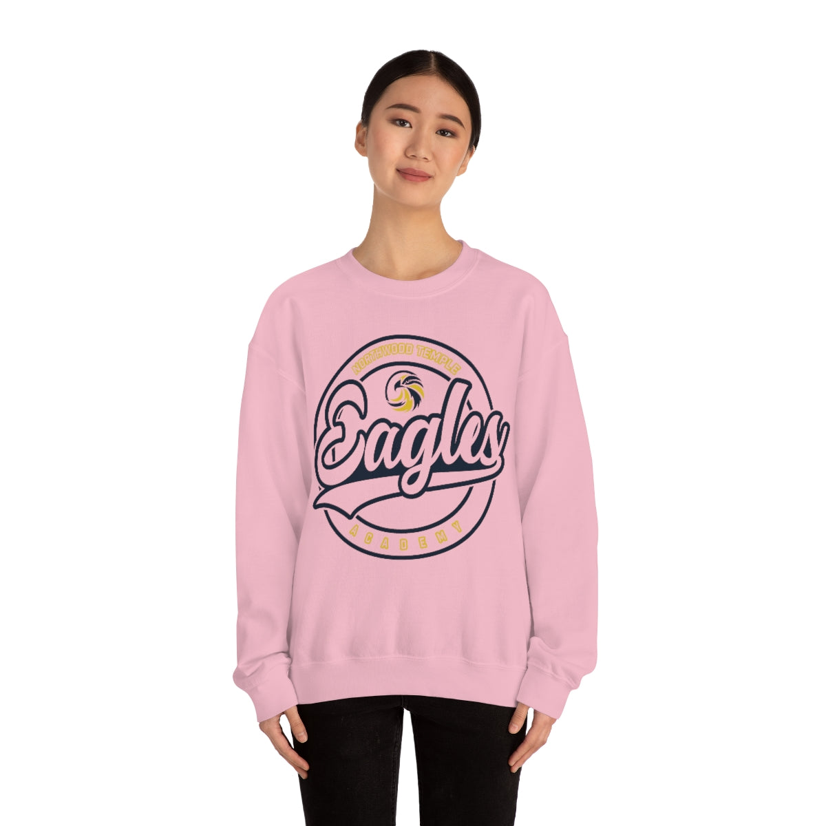 Eagles Circle Stamp - Gildan Unisex Heavy Blend™ Crewneck Sweatshirt