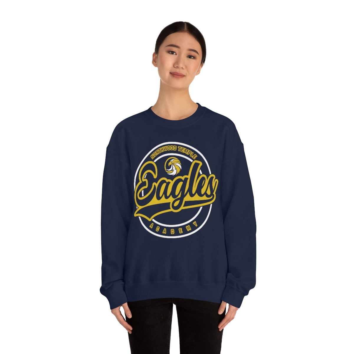 Eagles Circle Stamp - Gildan Unisex Heavy Blend™ Crewneck Sweatshirt