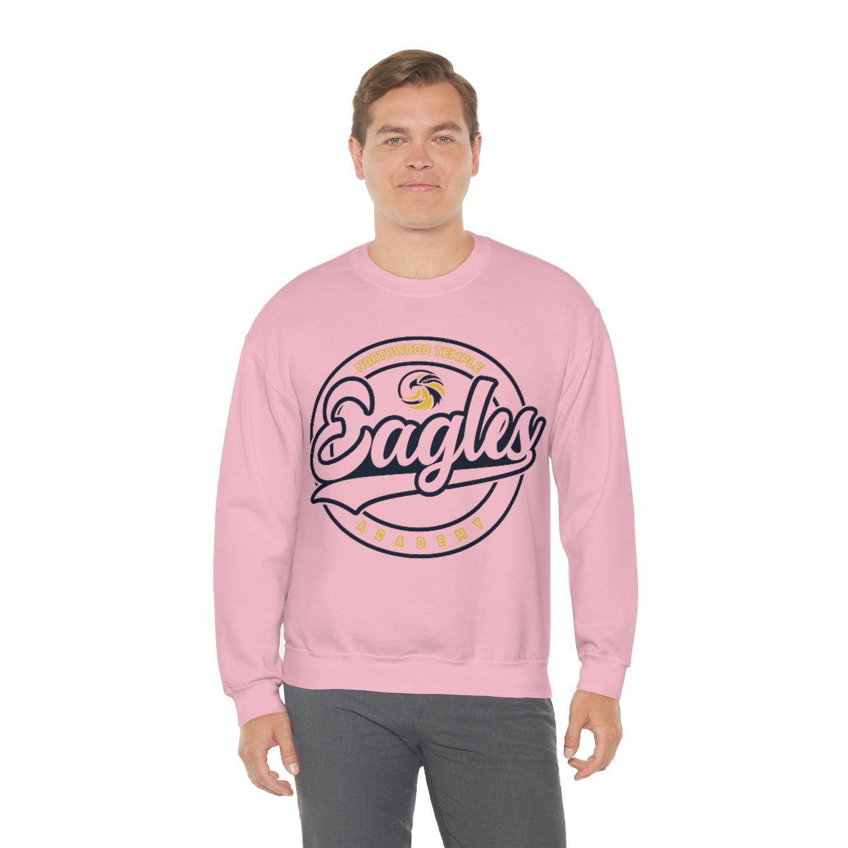 Eagles Circle Stamp - Gildan Unisex Heavy Blend™ Crewneck Sweatshirt